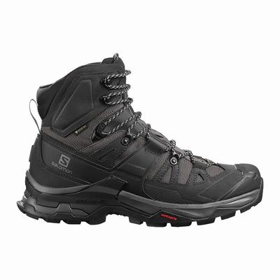 Férfi Salomon QUEST 4 GORE-TEX Túrabakancs SA9378216 Fekete